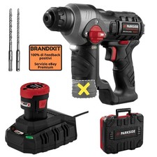 Trapano Battente PARKSIDE BRUSHLESS PBHAP 12 A1  + Batteria 2Ah + Caricabatterie