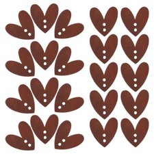 100 Pcs Cuori Di Legno Per