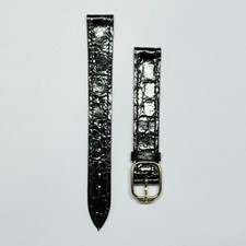 Cinturino Orologio Coccodrillo Nero Baume & Mercier 13mm