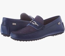 Mocassini/mocassini POLLINI scarpe guida uomo - Made in Italy, pelle di vitello