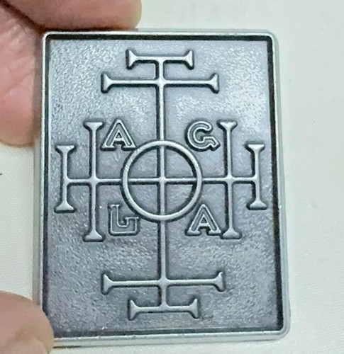 Agla amuleto placca - -amuleto,