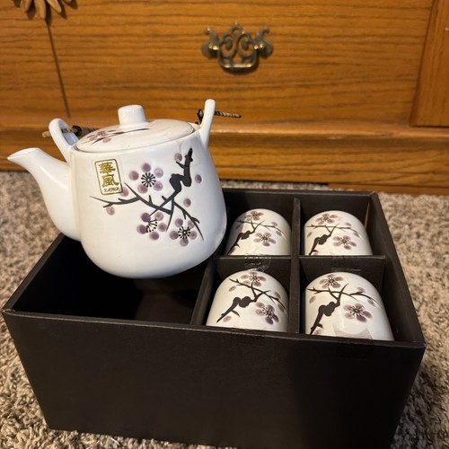 Set tè ceramica bianca - set, da
