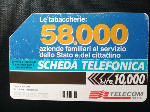 Scheda telefonica collezione - scheda,