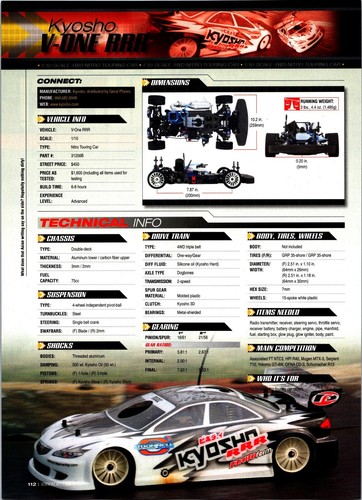 Kyosho rrr nitro - kyosho,