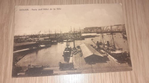Vintage postcard genova - vintage,