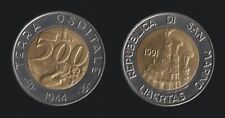 SAN MARINO 500 LIRE 1991 TERRA