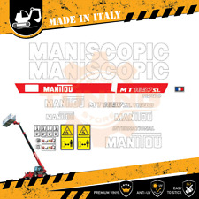 Decalcomania Adesivi Mezzi da Lavoro Manitou MT1637 SL Turbo