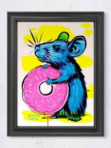 Ciambella topo ratto acrilico