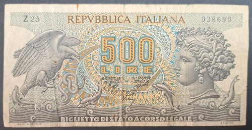 1970 italy 500 lire - 1970,
