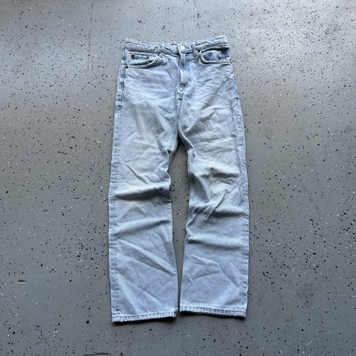 Jeans denim gamba dritta - , blu