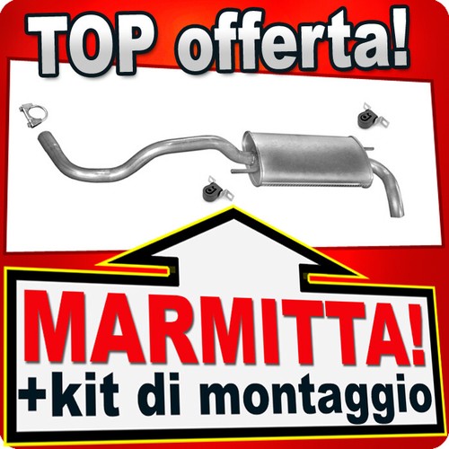 Silenziatore posteriore per - silenziatore,