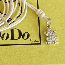 Dodo Pomellato Collana Ciondolo Rana Ranocchio Oro Bianco 18kt Brillanti Rara 