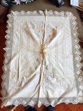  biancheria antica copri cuscini antichi merletti epoca