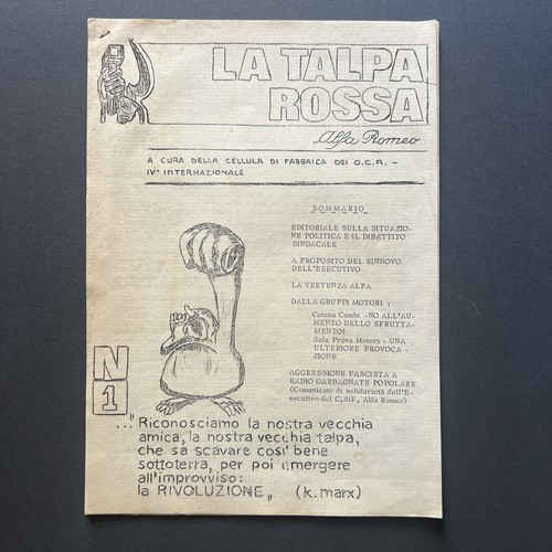 Talpa rossa alfa romeo gcr - la, romeo,