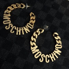 Orecchini a cerchio MOSCHINO X