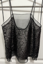 Canotta ZARA paillettes nuova