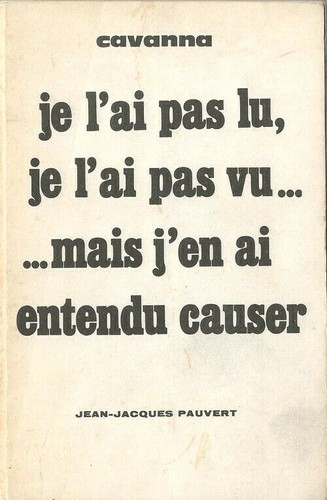 Dédicace cavanna ai pas - je, l'ai