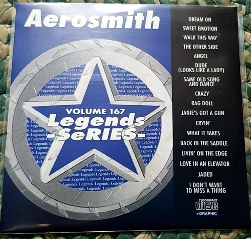 Legends karaoke cdg aerosmith - karaoke,