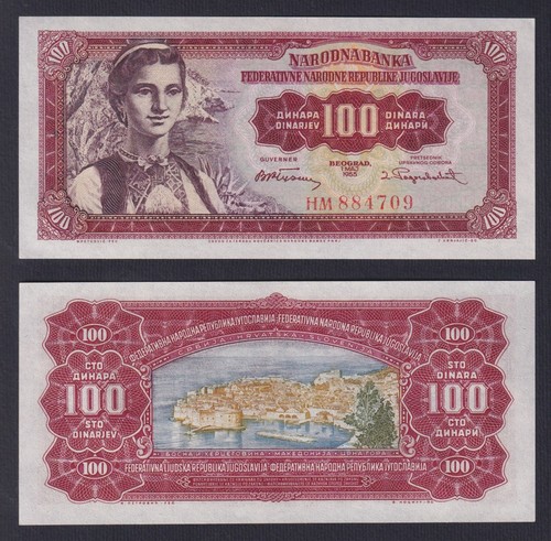 Banconota jugoslavia 100 - banconota,