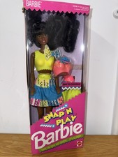 Barbie mattel snap play afro - mattel,