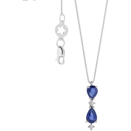 Collana zaffiro diamante - zaffiro,,