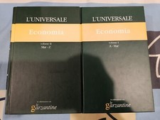 L' ECONOMIA L' UNIVERSALE LE GARZANTINE 2 VOLUMI