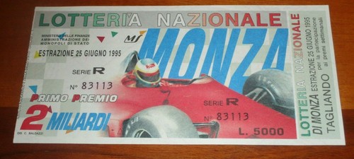 Biglietto lotteria nazionale - biglietto,
