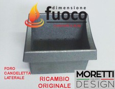 BRACIERE CROGIOLO STUFA PELLET MORETTI FORO LATERALE PER COMPACT DESIGN A / C   