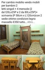 cameretta bambini unisex legno massello 