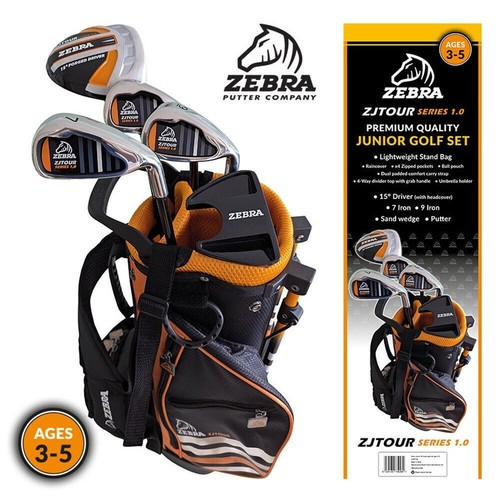 Zebra junior golf set - zebra,