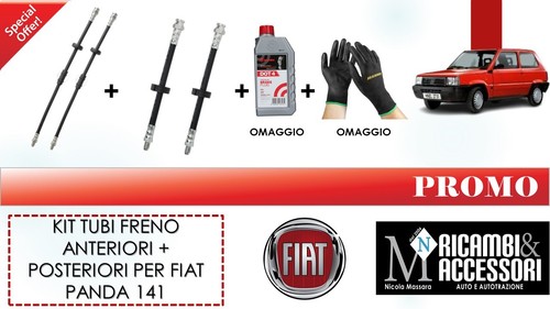 Kit tubi freno anteriori - kit,