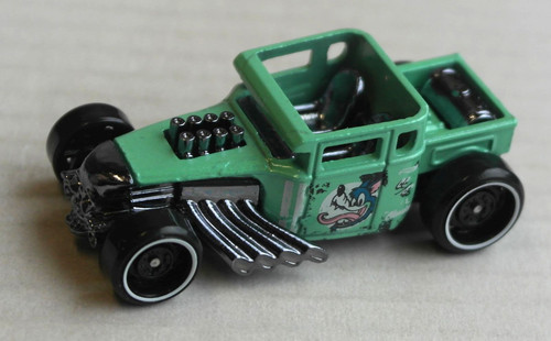 Hot wheels bone - wheels, verde