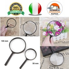 Lente di Ingrandimento 60 75 90 100 mm Cristallo Professionale Lettura Diottrie