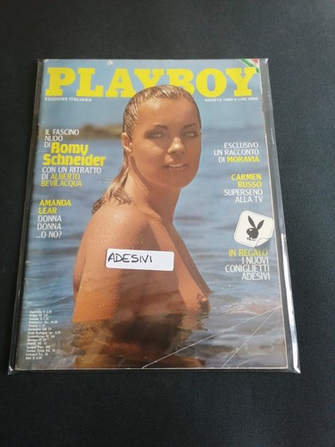 Playboy agosto 1980 - playboy, romy
