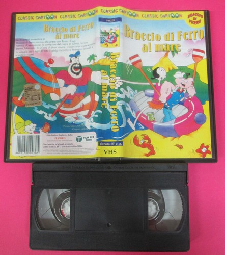 Vhs film braccio ferro al - braccio,
