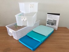 SET CONTENITORE TUPPERWARE FRIDGESMART (3)*MED LUNGO/MED/SMALL/NUOVO IN CONFEZIONE ORIGINALE*