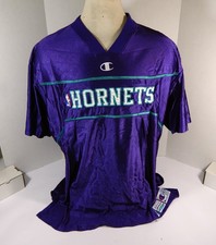 Charlotte Hornets Lee Nailon #54 Gioco Usato Viola Tiro Camicia 3XL DP44581