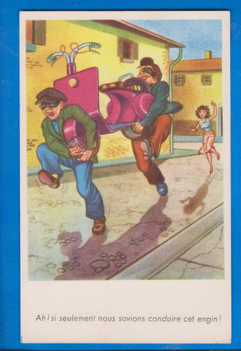 Fumetto vespa scooter - fumetto,