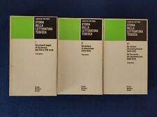 Storia della letteratura Tedesca Lasislao Mittner Einaudi 3 libri
