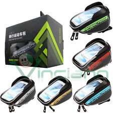 Borsa custodia bicicletta bici touch screen per Wiko Fever 4G EC5