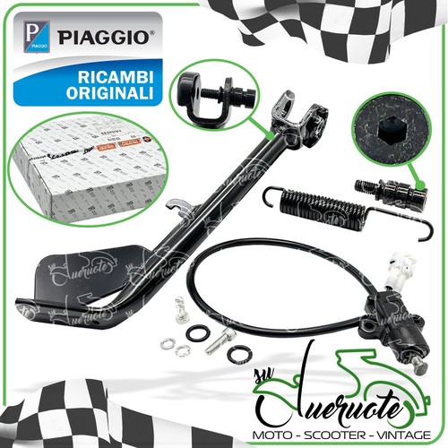 Cavalletto laterale nero - cavalletto, kit