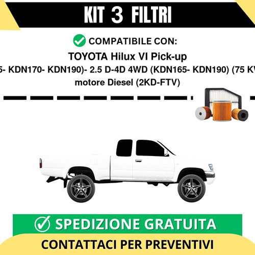 Kit filtri tagliando - 3,