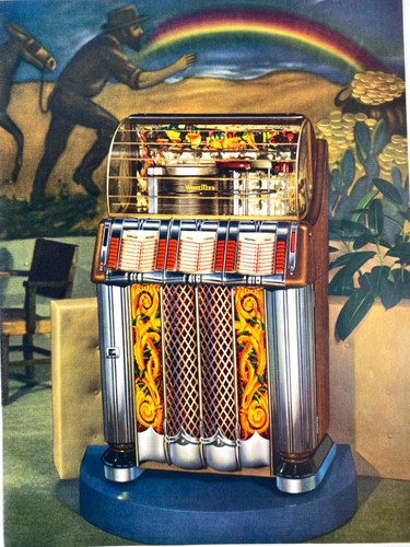 1950 wurlitzer juke box - wurlitzer,