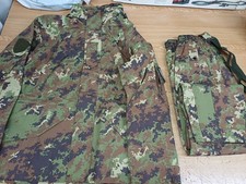 Completo Nuovo Esercito Italiano Parka + Pantalone 100% POLIAMMIDE Tg 46 imperme