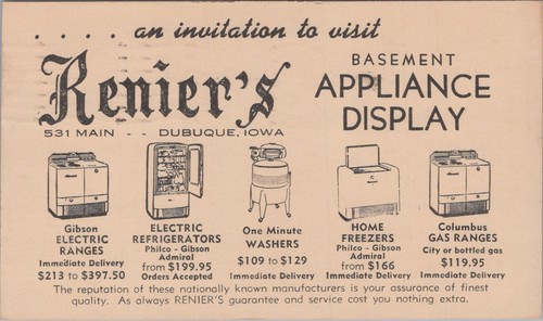 1948 reniers dubuque philco - 1948, ia
