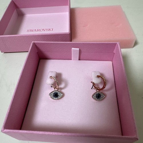 Orecchini cerchio swarovski - a,