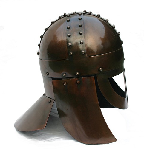 Elmetto vichingo normanno - elmetto,