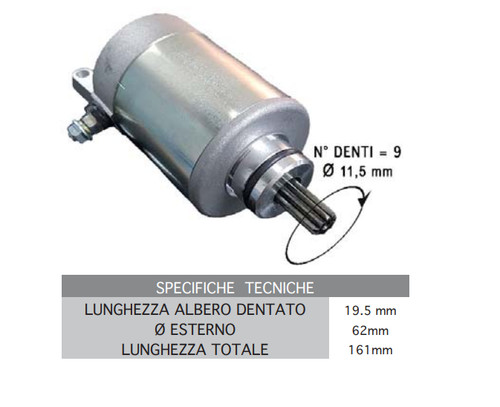 Motorino avviamento aprilia - d'avviamento,