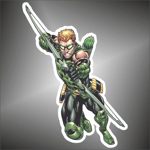 Adesivo green arrow sticker - adesivo,