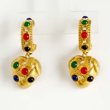 Orecchini Cerchio Goccia